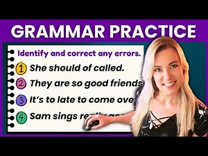 Correct the English Grammar Mistakes Quiz | Identify & Fix 20 Common Errors