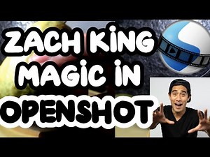 ZACH KING Magic Trick Tutorial in OPENSHOT!! | Fruit Slices Itself To Pieces|Tutorial