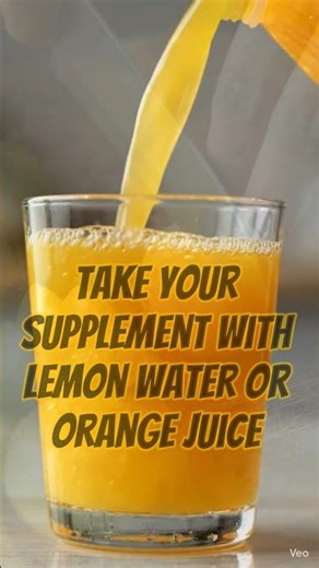Boost Iron Absorption Naturally 🍊 | Simple Vitamin C Trick #health