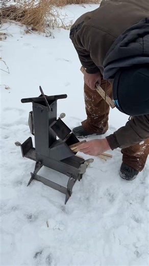 The Chiasson Smoke 4-inch Rocket Stove (Model 1612) is a compact, wood-fired stove that turns a handful of sticks into a hot, efficient cooking fire. Built from heavy steel and designed for portability, it’s perfect for backyard cooking, camping, or off-grid use when you want simple heat without propane or electricity. #RocketStove #OffGridCooking #OutdoorCooking #WoodFireCooking #ChiassonSmoke | Chiasson Smoke