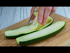 Ízletes vacsora 4 cukkiniből. Kevés idő alatt elkészül és finom!