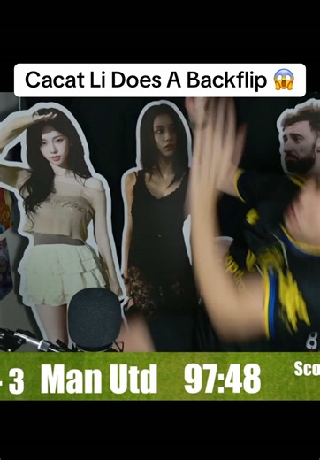 Cacat Li's Stunning Backflip on Football Watchalong