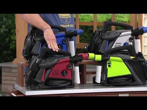 Blue Clean 1500 PSI Pressure Washer with Quick Connect Wand on QVC