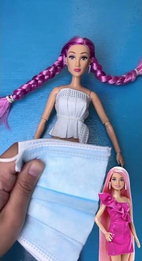 Turning Simple Fabric into a Stunning Barbie Dress