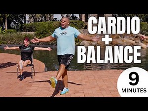 Improve Balance & Boost Energy 🔥 9 Min Cardio Balance Exercises for Seniors & Beginners