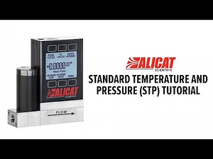 Alicat Instruments: How To - Adjusting STP/NTP for 8v firmware