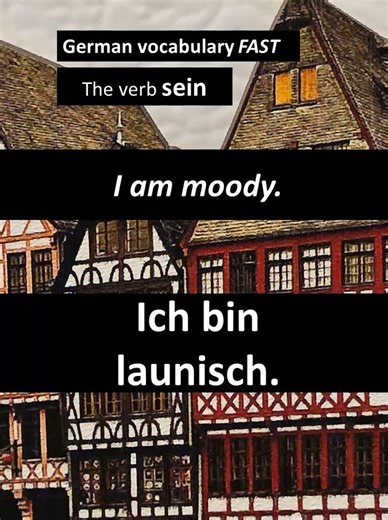 I am moody / Ich bin launisch #germanforbeginners # #germanvocabulary #germanpronunciation