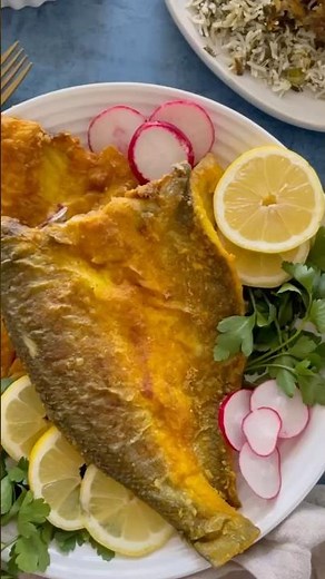 Persian Fried Fish with Saffron
