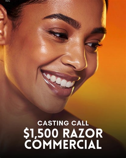 ✨💰 Now Casting: $1,500 Razor Commercial! 💰✨ Ready to get paid to be on camera? 🎥 This high-paying commercial opportunity is looking for fresh faces to star in a razor brand campaign—and you could be exactly who they need! Casting directors are searching for confident, natural talent who can showcase personality, style, and on-camera presence. This is your chance to land a commercial role with great pay while building your portfolio and gaining real industry experience. 🌟 ✨ What they’re looki