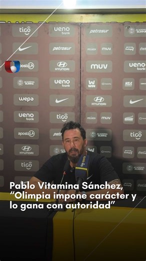 ⚪️⚫️ “Garra, valentía y eficacia para cerrar el triunfo” 💬 El entrenador de Olimpia, Francisco ‘Vitamina’ Sánchez, destacó el carácter mostrado por su equipo, resaltando que demostraron mucha garra y valentía a lo largo del partido #UnicanalDeportes