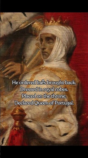 Le Couronnement d’Inès de Castro (1849) – Pierre-Charles Comte #art #history