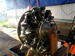 Radial Engine Jacobs L4MB "Shakey Jake" Test Run