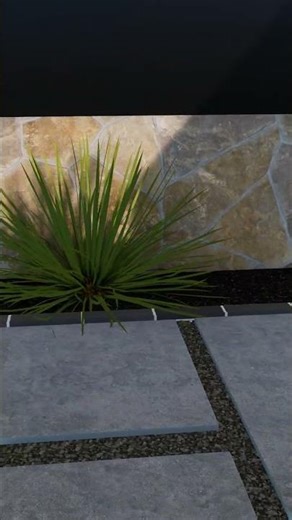 3D Landscape Design Render Preview