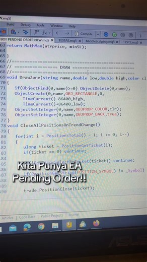 EA Pending Order - Signal Xauusd 👍 #xauusdtrader #xauusdsignals #tradingforex #signalxauusd #xauusd