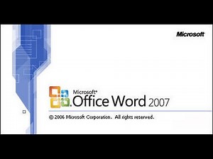 MS Word 2007 Product Key