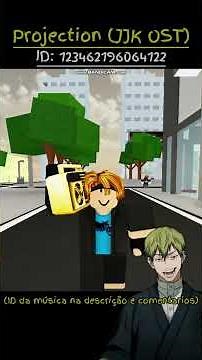 ID da música projection JJK no roblox