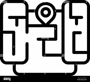 Scouting map icon. Outline Scouting map vector icon for web design isolated on white background Stock Vector Image & Art - Alamy