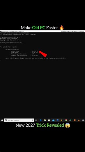 Boost Your PC Speed Like a H@cker ⚡ Optimize Disk Instantly | Computer Tips & Tricks