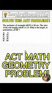 Can you solve this ACT math geometry problem? #actmath #act #satmath #geometry #actprep