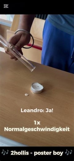 Knallgasprobe in SlowMo