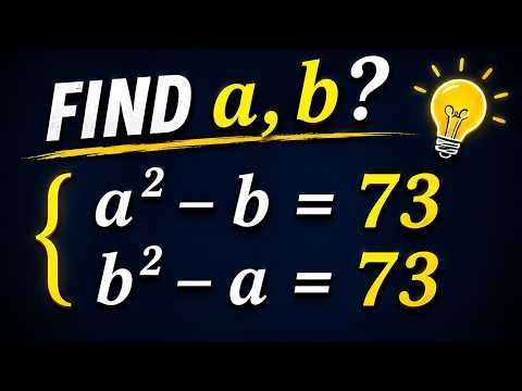 How to Solve This System of Equations | A Beautiful Algebra Trick