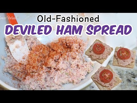 Deviled Ham Spread Recipe - Ham Salad - Vintage Recipe - Frugal Recipe