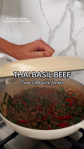 Easy Thai Basil Beef Recipe for Quick Dinner - Cook with Jordan
