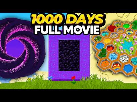 I Survived 1000 Days in Minecraft Hardcore [FULL MOVIE]