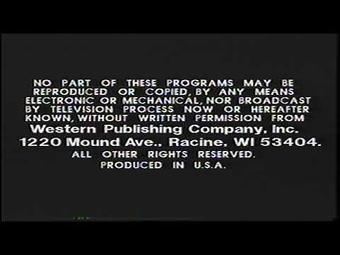 Closing To A Golden Book Video Peter Rabbit And Other Tales 1989 VHS