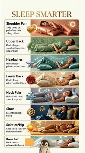 Sleep Smarter Best Positions to Relieve Pain & Improve Rest 😴