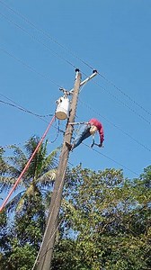 A lineman always wants to do his work in a strong way. 💥💥 #Lineman #working #lineman_bd | Lineman BD