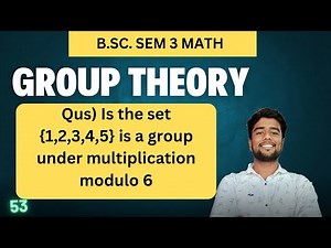 Is the set {1,2,3,4,5} is a group under multiplication modulo 6 | Group Theory