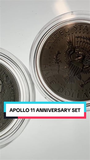 Apollo 11 50th Anniversary Silver Set 2019 🇺🇸 #apollo #silver #collector #coins #usa