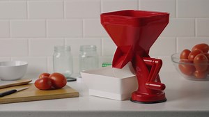 1.3K views · 26 reactions | European Tomato Press When it's time to preserve your harvest, this Italian-made device makes quick work of processing tomatoes for juice or paste. Simple to use and easy to clean. Shop our European Tomato Press by clicking the link. Link: https://www.leevalley.com/shop/kitchen/kitchen-tools/presses-and-mashers/food-processors/44040-european-tomato-press?item=EV101 | Lee Valley Tools | Facebook