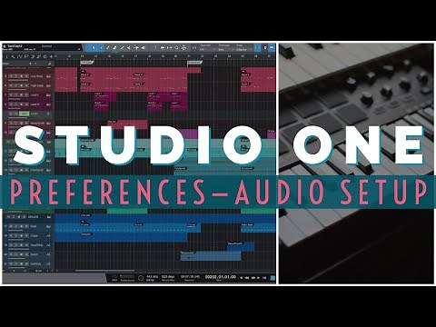 Studio One - Preferences (Audio setup, devices, block size, etc.)