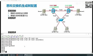 超详细的交换机生成树配置