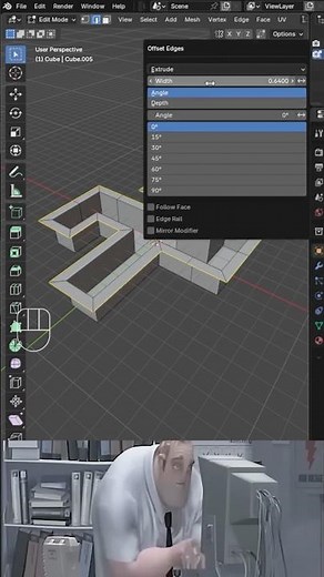 Noob vs Pro: Even Edge Offset in Blender