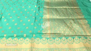 60K views · 4K reactions | This pretty shade of sea green Banaras...