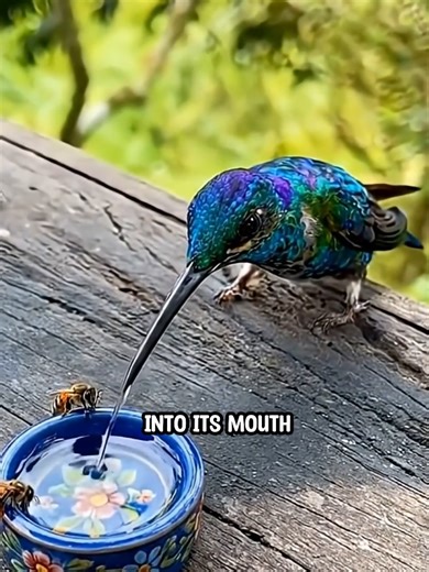 How Hummingbirds Drink Water: A Fascinating Mechanism