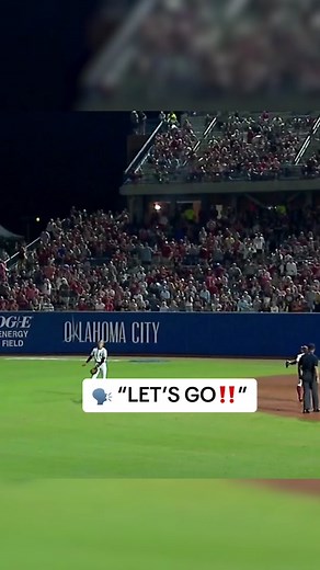 The #Sooners’ “let’s go” chant is taking over 😅 #softball #letsgo #ousoftball