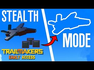 I built an "INVISIBLE" Plane with the NEW BLOCKS! | Trailmakers Early Access