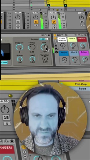 Beardyman built himself a clap synth.
