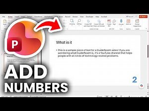 How To Add Slide Numbers In PowerPoint - Step By Step