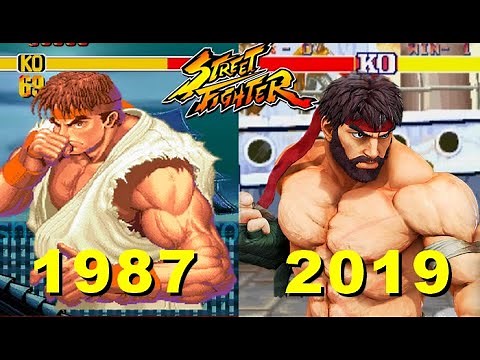 Evolution Of Street Fighter All Series Games (1987 - 2019)
