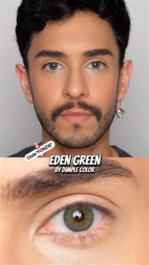Eden Green by ‪@dimplecolor‬ | Sage Green Colored Contacts #coloredcontacts #greencontacts