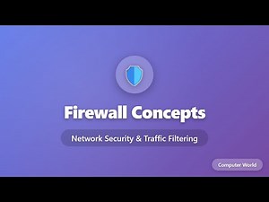 Firewall Concepts Explained: Network Security & Traffic Filtering for Beginners