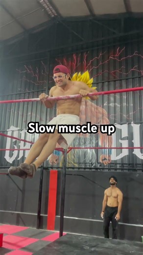 Slow Muscle Up 🔥 Pure Control & Strength 💪 #calisthenics #motivation #pullups #strength #muscleup