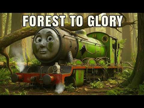 ASMR Restoration Full Rebuild of 1946 Sky Blue 0-6-0T Steam Locomotive