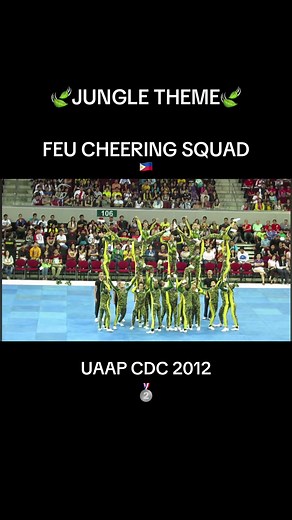 UAAP Cheerdance Competition | FEU Cheering Squad took us deep into the jungle 🍃 inspired routine and finished 2nd place 🥈 in the UAAP CDC 2012 😍💚💛 credits and rights to Sir Facebuko #fyp #foryou #viral #trend #cheer #cheerleading #cheerleader #cheerlife #cheertok #cheerleadersoftiktok #cheerleadingworlds #cheerleaders #cheerdance #cheersquad #pyramid #pyramids #feu #cheeringsquad #fareasternuniversity #uaap #uaapcheerdancecompetition #uaapcdc #jungle #theme