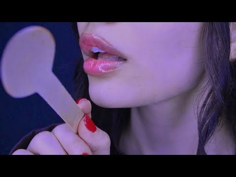 ASMR Nom Nom Ear to Ear 👂 Wooden Spoon & Mouth Sounds Tingle For Sleep